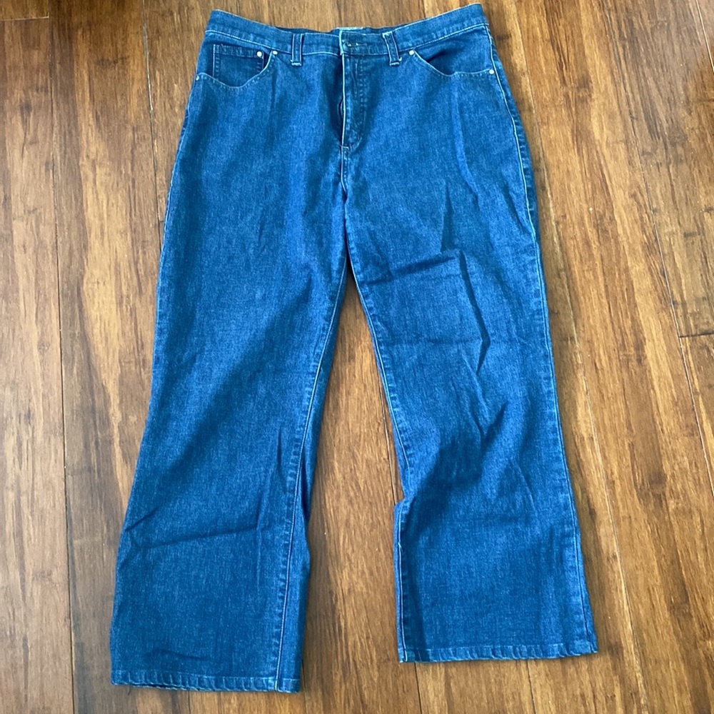 👖 Fresh produce high waisted crop flare jeans size 10
